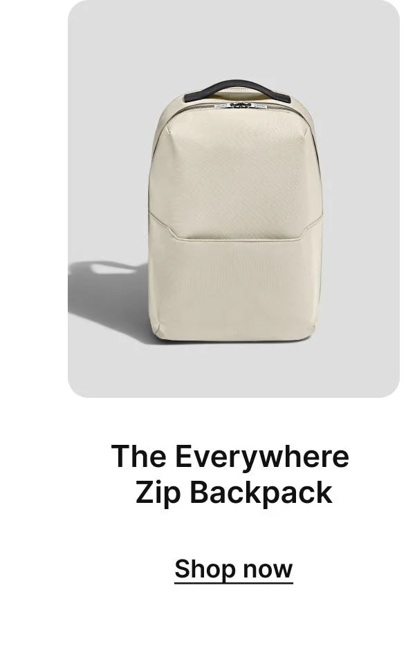 The Everywhere Zip Backpack