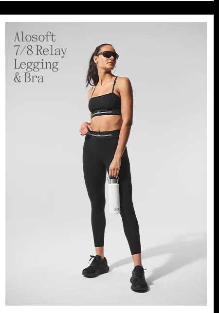 Alosoft 7/8 Relay Legging & Bra