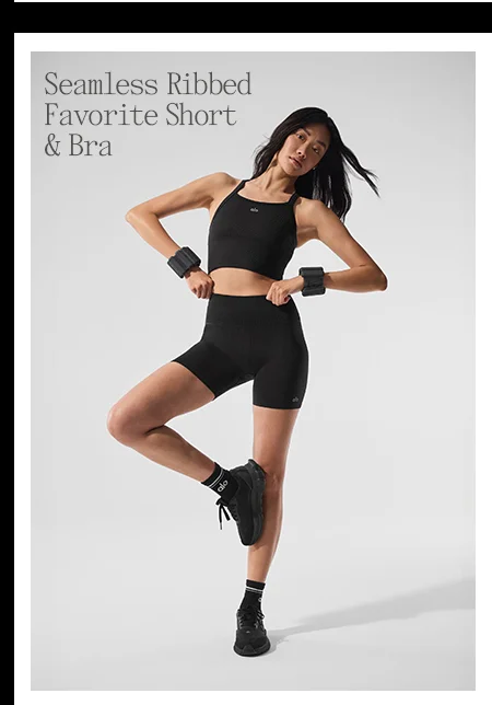 Seamless Ribbed Favorite Short & Bra