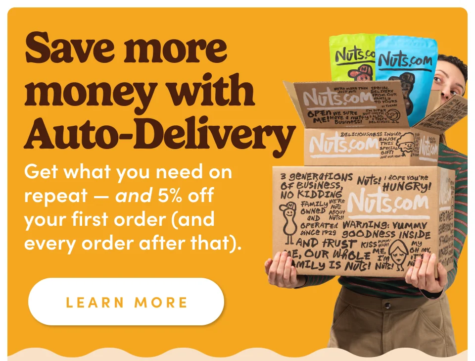 Save more money with Auto-Delivery. Get what you need on repeat – and 5$ off your first order (and every order after that); Learn more