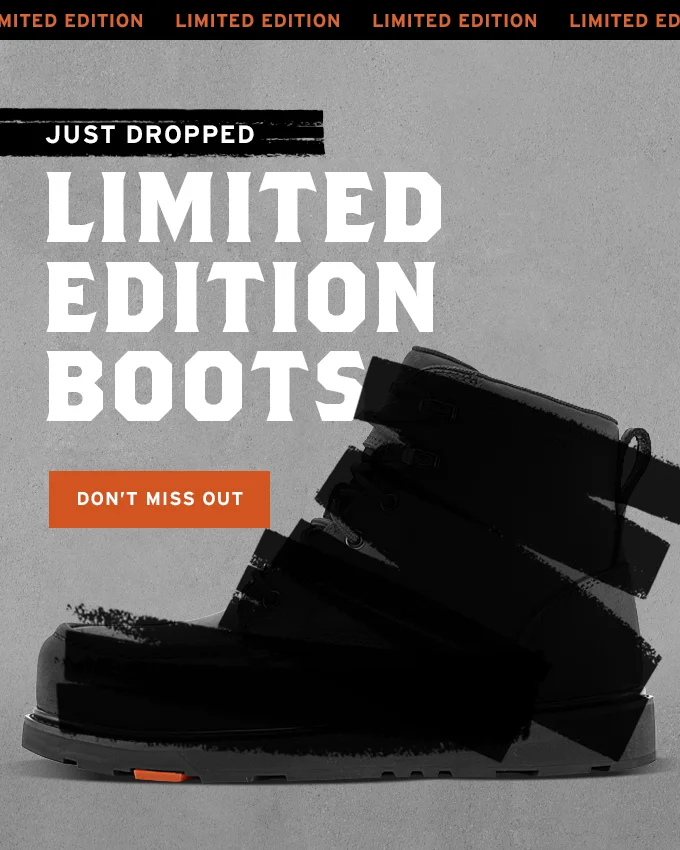 Just Dropped: Limited Edition Boot