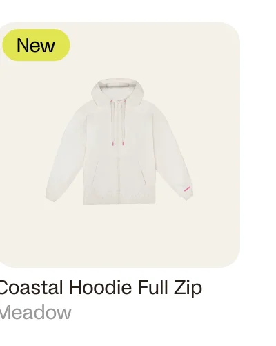 Coastal Hoodie Vessi Full Zip Meadow