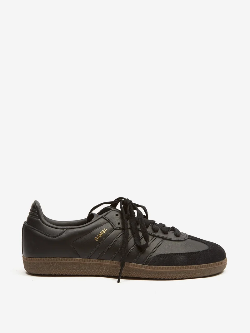 Image of Adidas Samba OG W - Core Black/Core Black/Gum