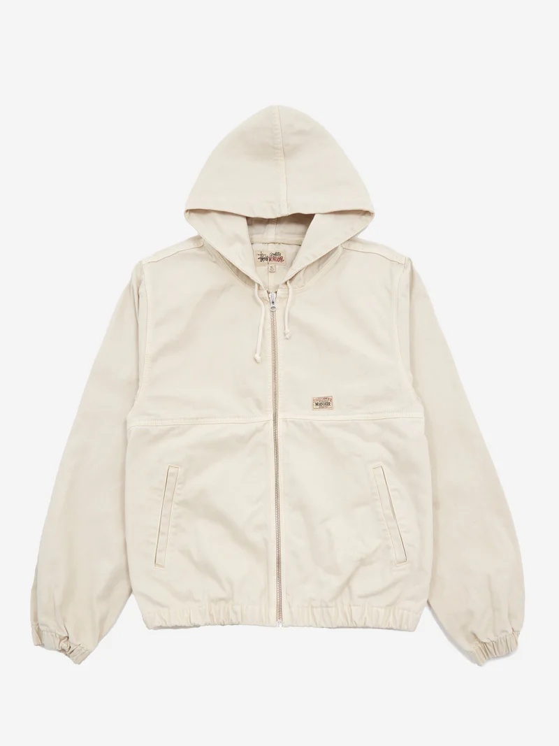 Image of Stussy Work Jacket Unlined Canvas - Vintage Natural