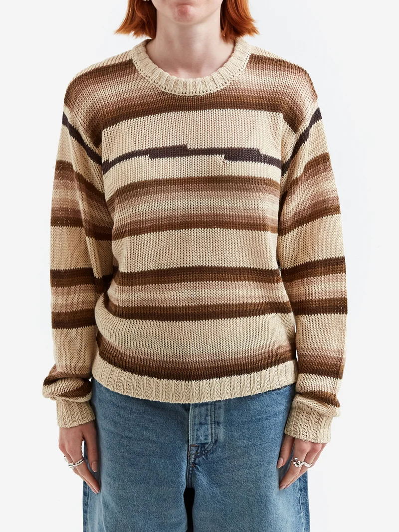 Image of Stussy Tonal Stripe Sweater - Multi
