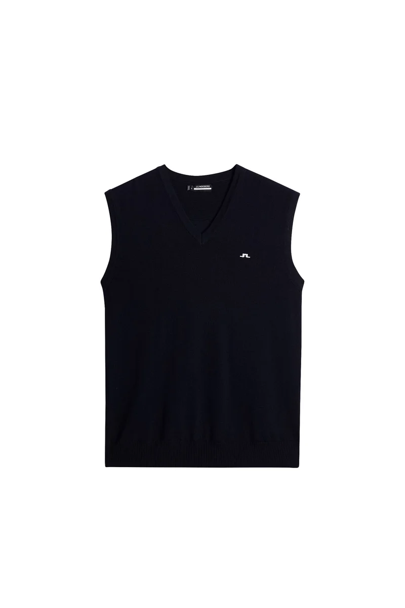 Image of Liam Knitted Vest / JL Navy