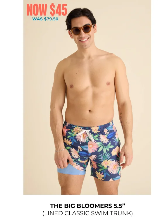 Lined Classic Swim Trunk: The Big Bloomers 5.5"