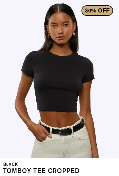 Tomboy Tee Cropped