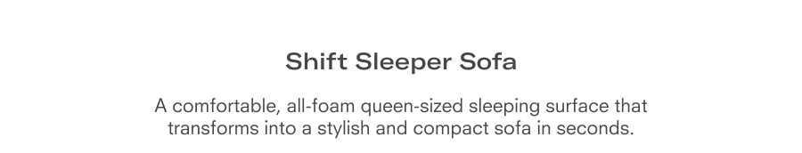 Shift Sleeper Sofa