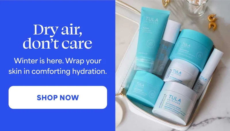 Dry air, don't care. Winter is here. Wrap your ‘skin in comforting hydration. -- SHOP NOW