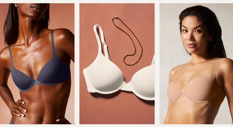Simply Smooth T-Shirt Bra in Luna, Ecru, and Buff