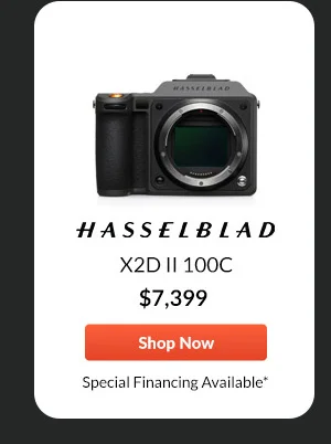 Hasselblad X2D II 100C  $7,399.00  Shop Now