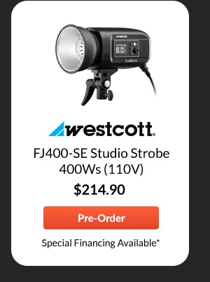 Westcott FJ400-SE Studio Strobe 400Ws (110V)  $214.90  Shop Now