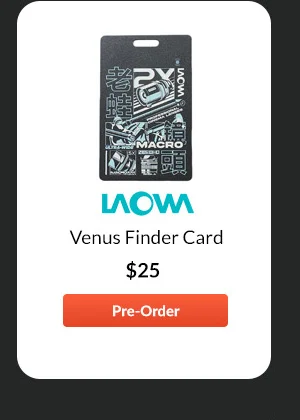 Venus Laowa Finder Card  $25.00  Pre-Order
