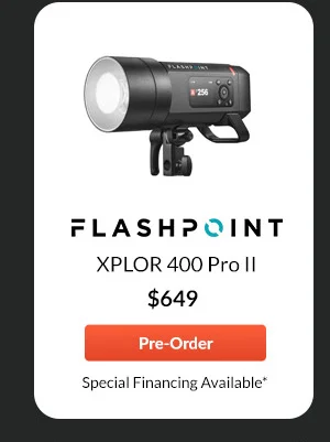 Flashpoint XPLOR 400 Pro II  $649.00  Pre-Order