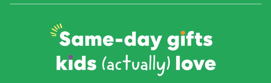 Same-day gifts lads (actually) love