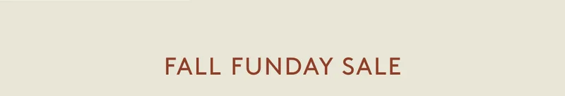 Fall Funday Sale