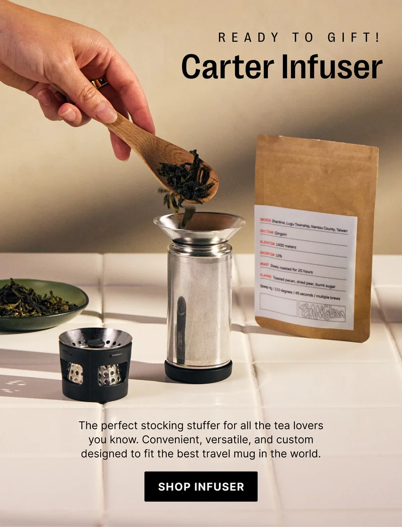 Ready To Gift! Carter Infuser - The perfect stocking stuffer for all tea lovers you know. Convenient, versatile, and custom designed to fit the best travel mug in the world. - Shop Infuser