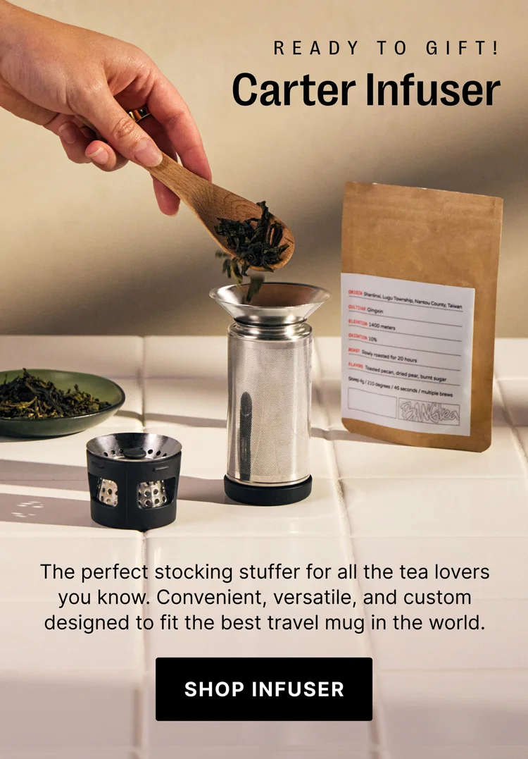 Ready To Gift! Carter Infuser - The perfect stocking stuffer for all tea lovers you know. Convenient, versatile, and custom designed to fit the best travel mug in the world. - Shop Infuser