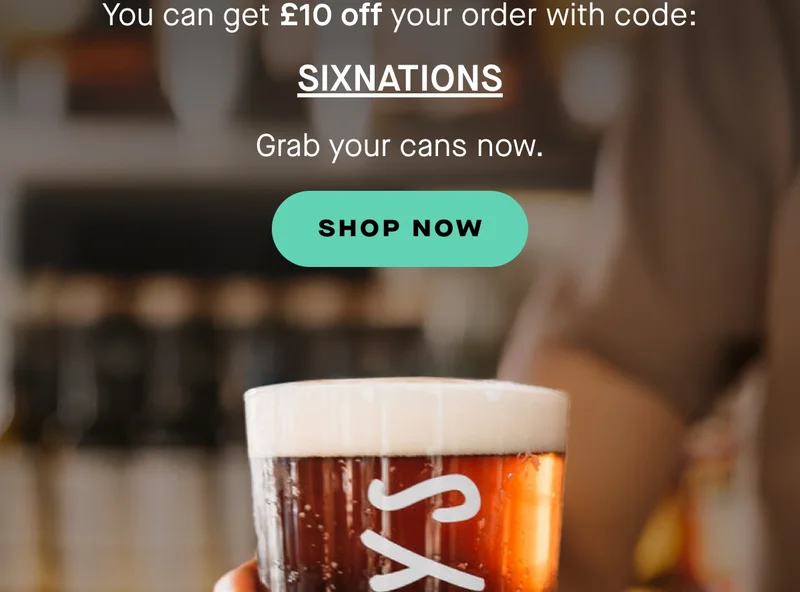 You can get £10 off your order with code: SIXNATIONS