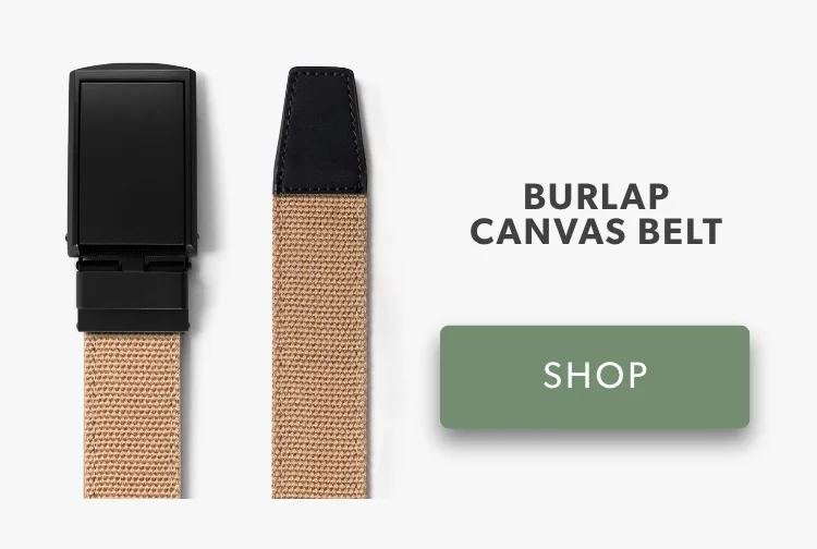 Shop Burlap Canvas Belt