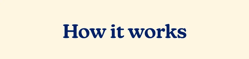 How it works