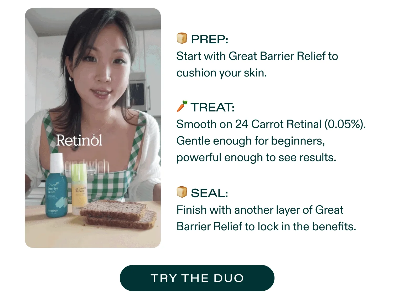 The Retinal Sandwich