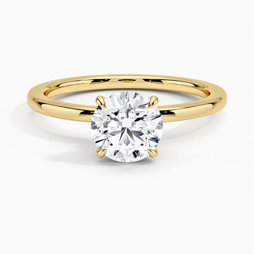 Secret Halo Ring with 1ct Round Lab Diamond