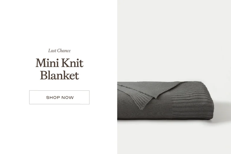 Mini Knit Blanket Shop Now