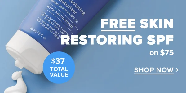 Free SPF on $75 >