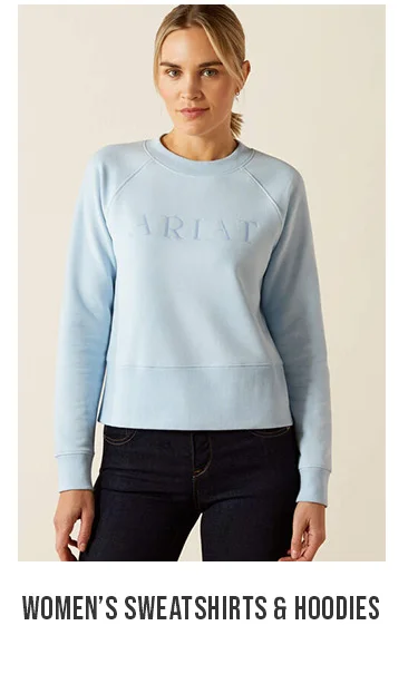 WOMEN'S SWEATSHIRTS AND HOODIES