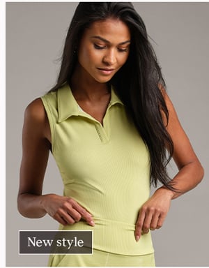 Stance Rib Sleeveless Polo