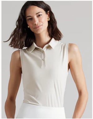 Course to Court Sleeveless Polo