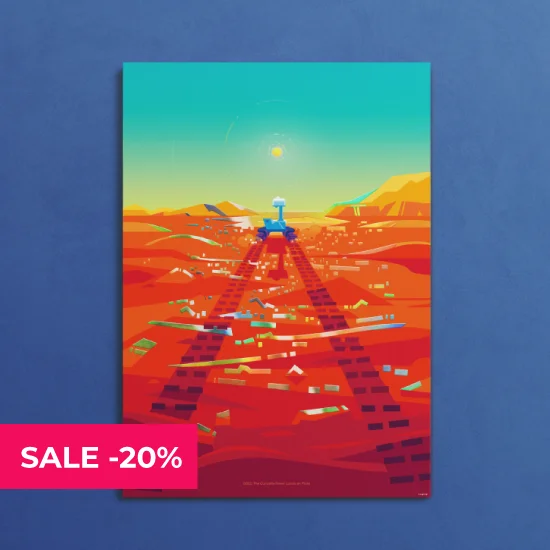 Mars Rover Exploration Poster - 20% Off
