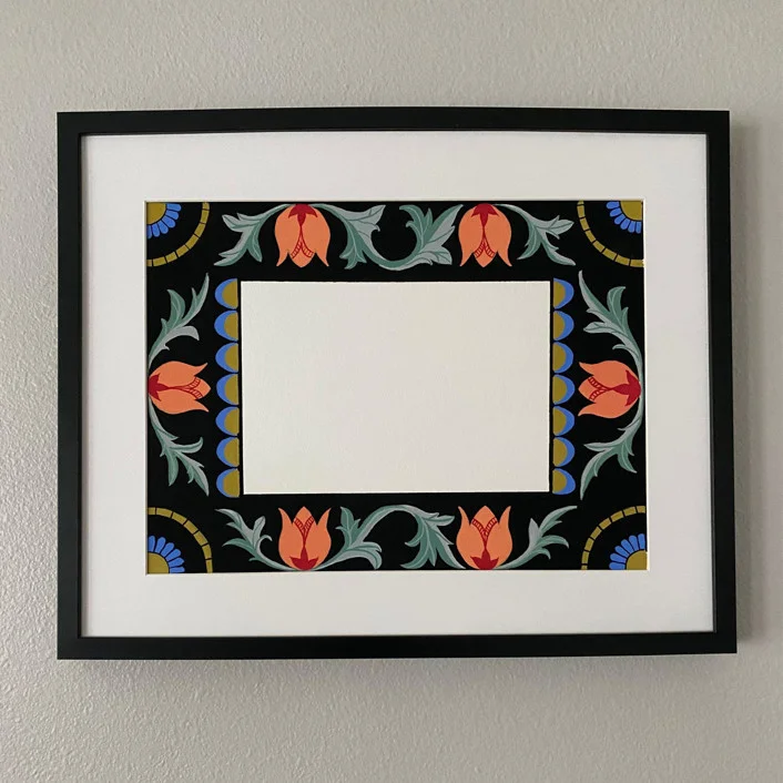 Custom Handpainted Frame Frames by Emily Morris | Minted