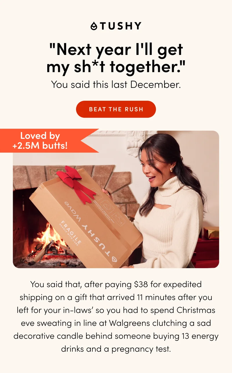 SHOP TUSHY THIS HOLIDAY SEASON