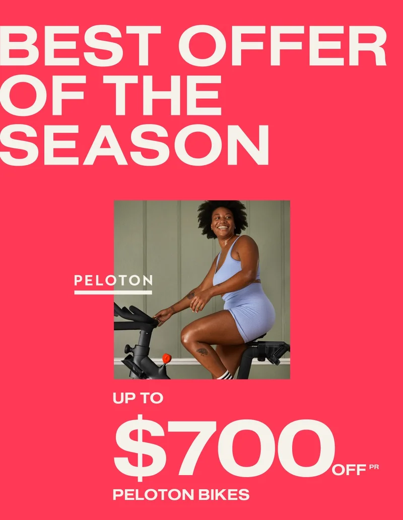 Up to $700 off Peloton Bikes