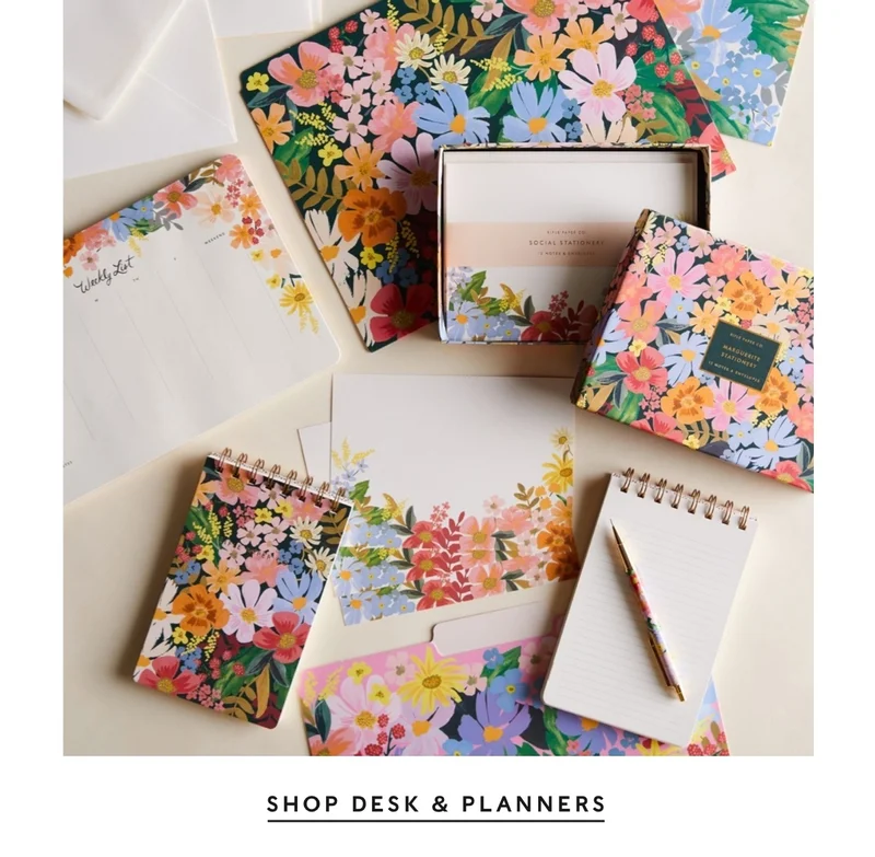 Shop Desk & Planners