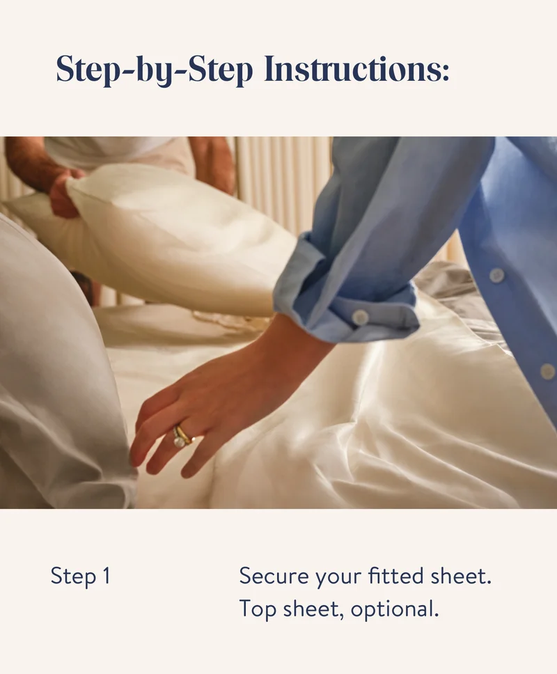 Step by step instructions