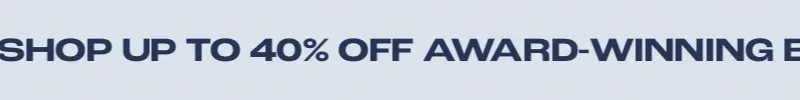 Shop up to 40% off award winning bath