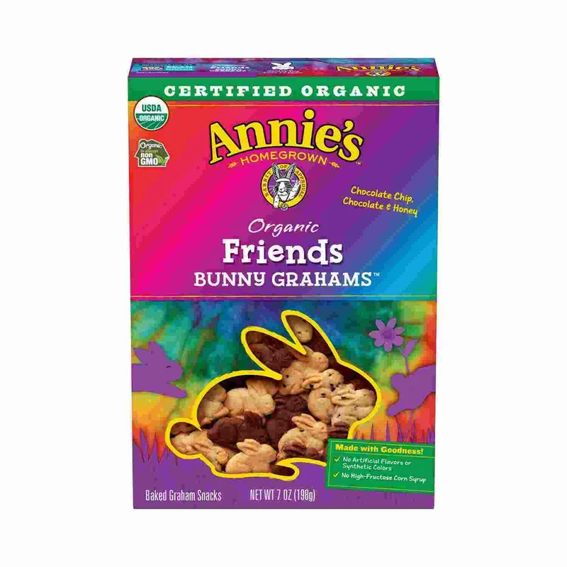 Organic Bunny Grahams Friends, 7 Oz