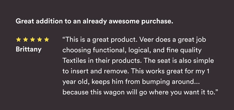 veer product review