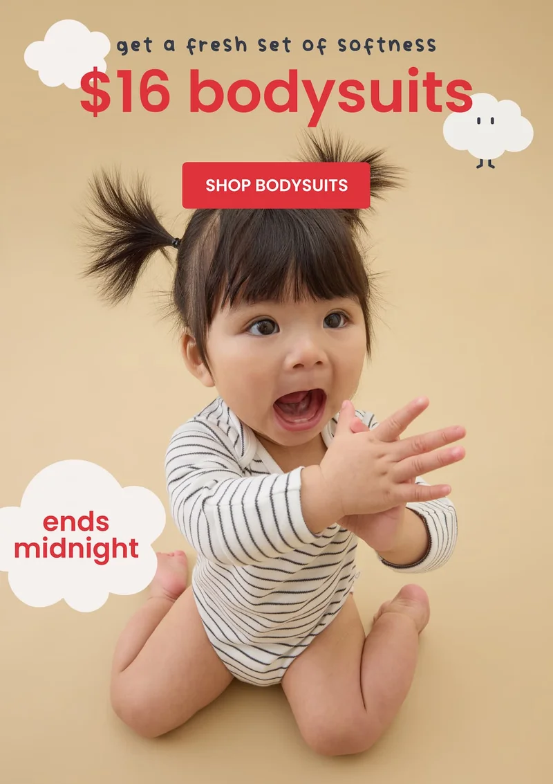 $16 bodysuits