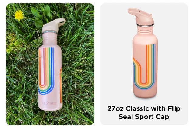 27oz Classic Bottle - Rainbow Flow
