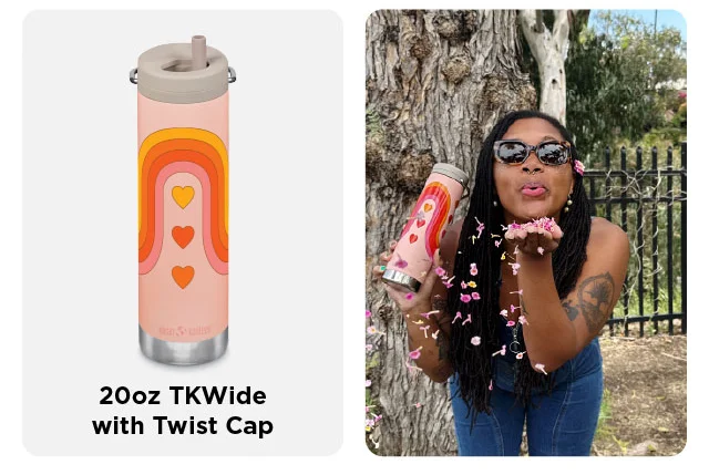 20oz TKWide Bottle - Rollercoaster of Love