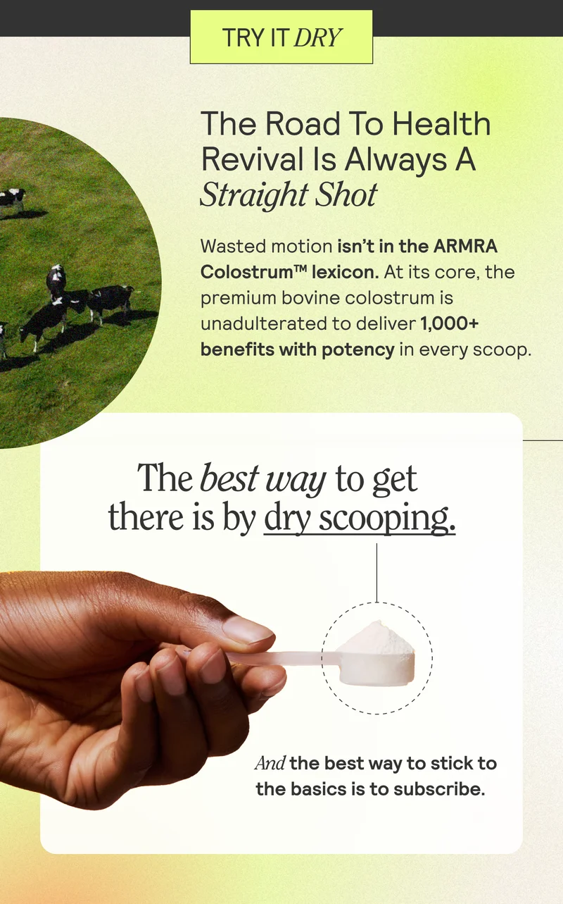 Try it dry