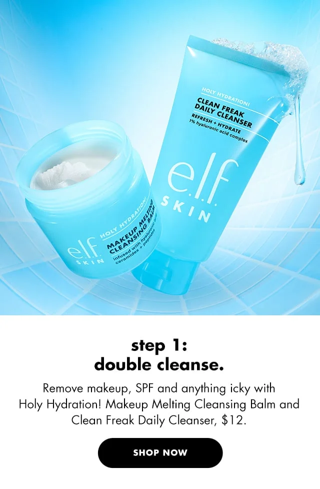 double cleanse.