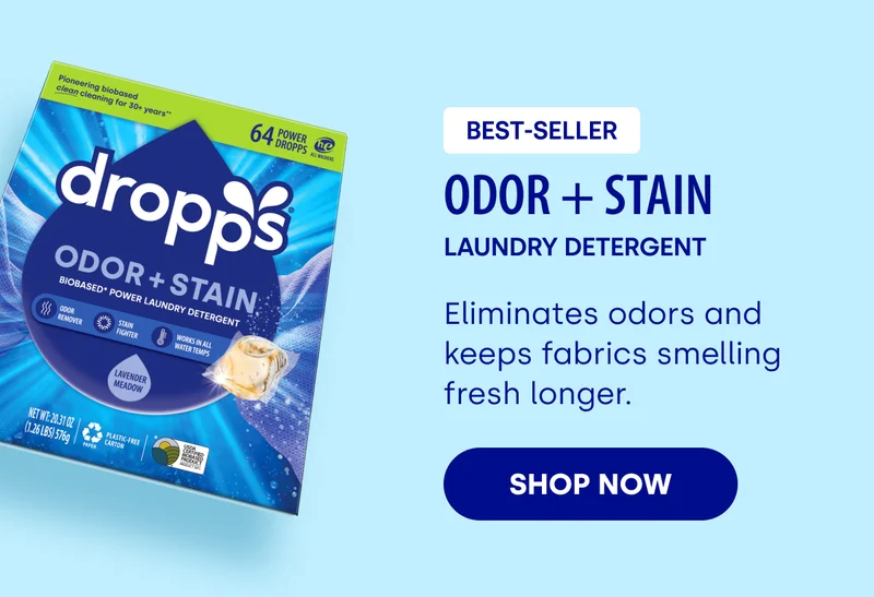 Best-Seller Odor + Stain   LAUNDRY Detergent Eliminates odors and keeps fabrics smelling fresh longer. SHOP NOW