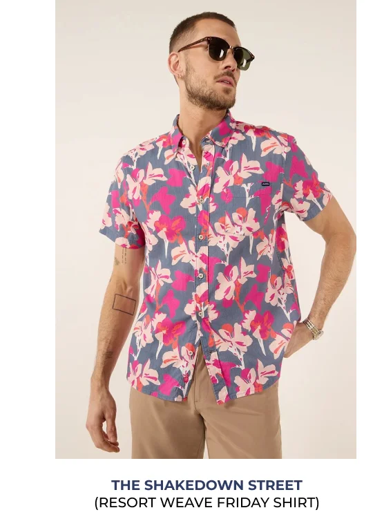 Resort Weave Friday Shirt: The Shakedown Street