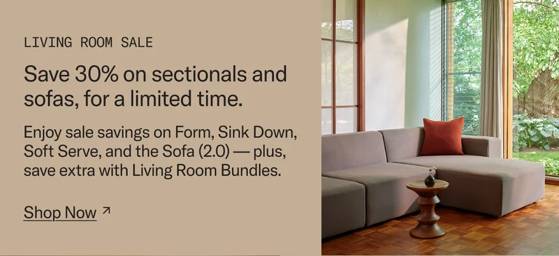 Living Room Sale: Save 30% on Sectionals and Sofas for a limited time.